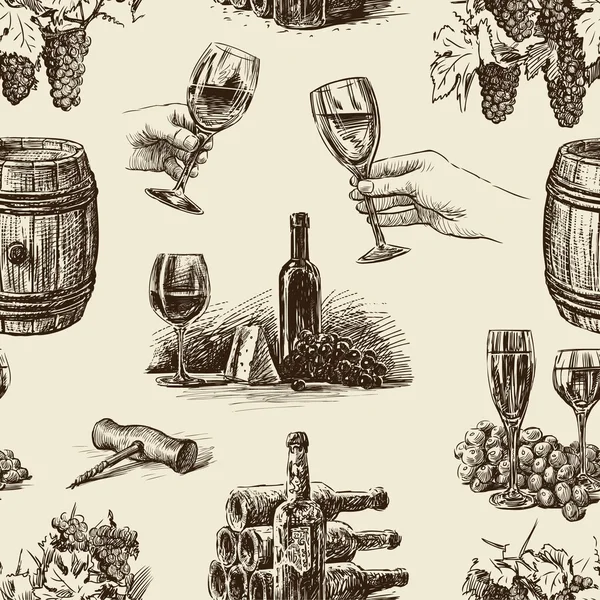 Modèle de vin — Image vectorielle