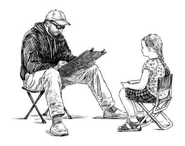 Sanatçı iş başında