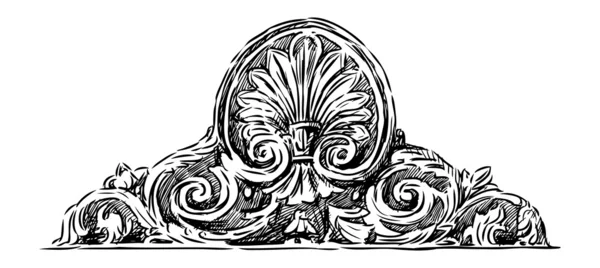 古色古香的雕饰 — 图库矢量图片