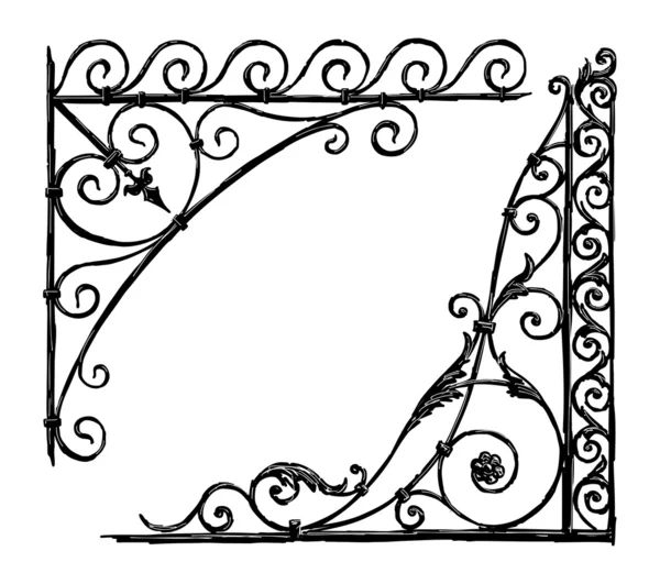 Ornamento architettonico — Vettoriale Stock