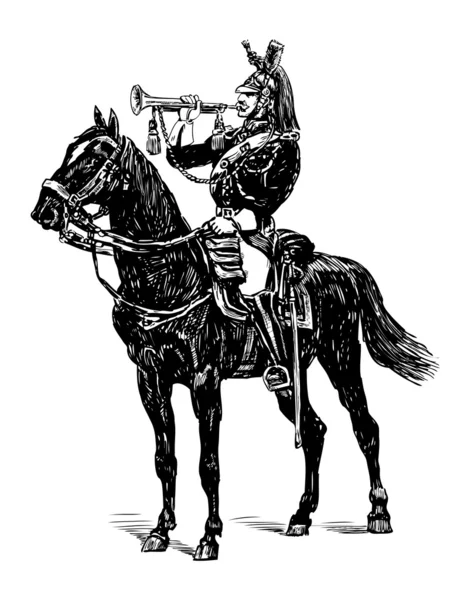 Cavalryman — Stock Vector