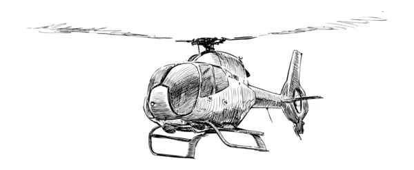 Helikopter — Stok Vektör