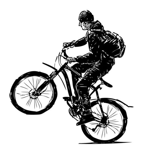 Radfahrer — Stockvektor