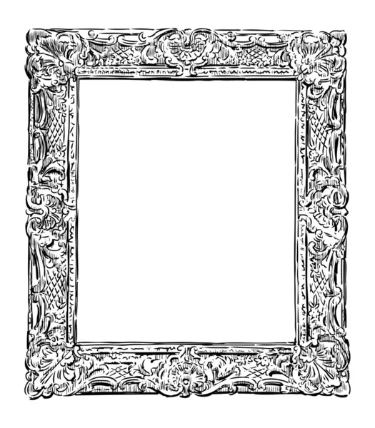 Antieke sierlijke frame — Stockvector