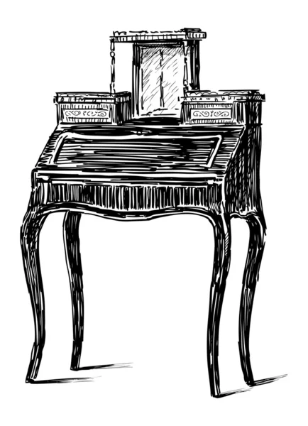 Стол для одежды — стоковый вектор