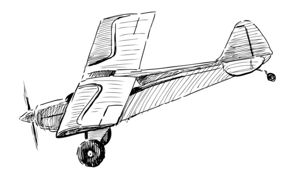 Aereo volante — Vettoriale Stock