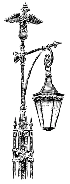Лампа с орлом — стоковый вектор
