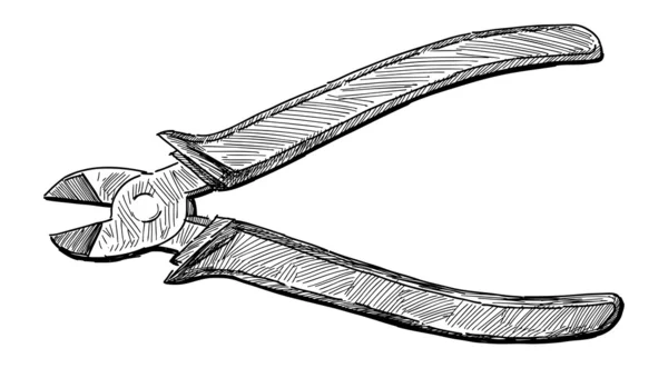 Kniptangen — Stockvector