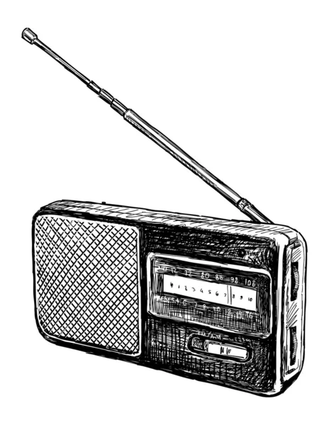 Altes Radio — Stockvektor