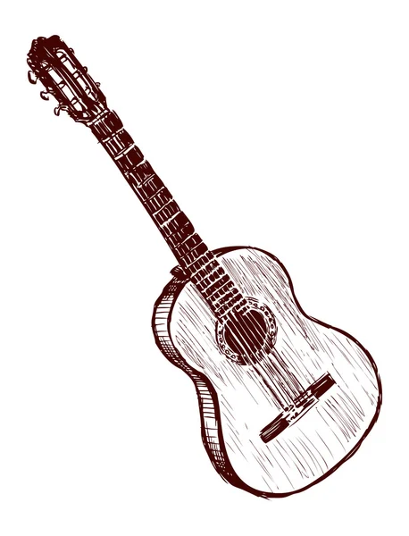 Guitarra De Dibujo Vectores Graficos Imagenes Vectoriales Depositphotos