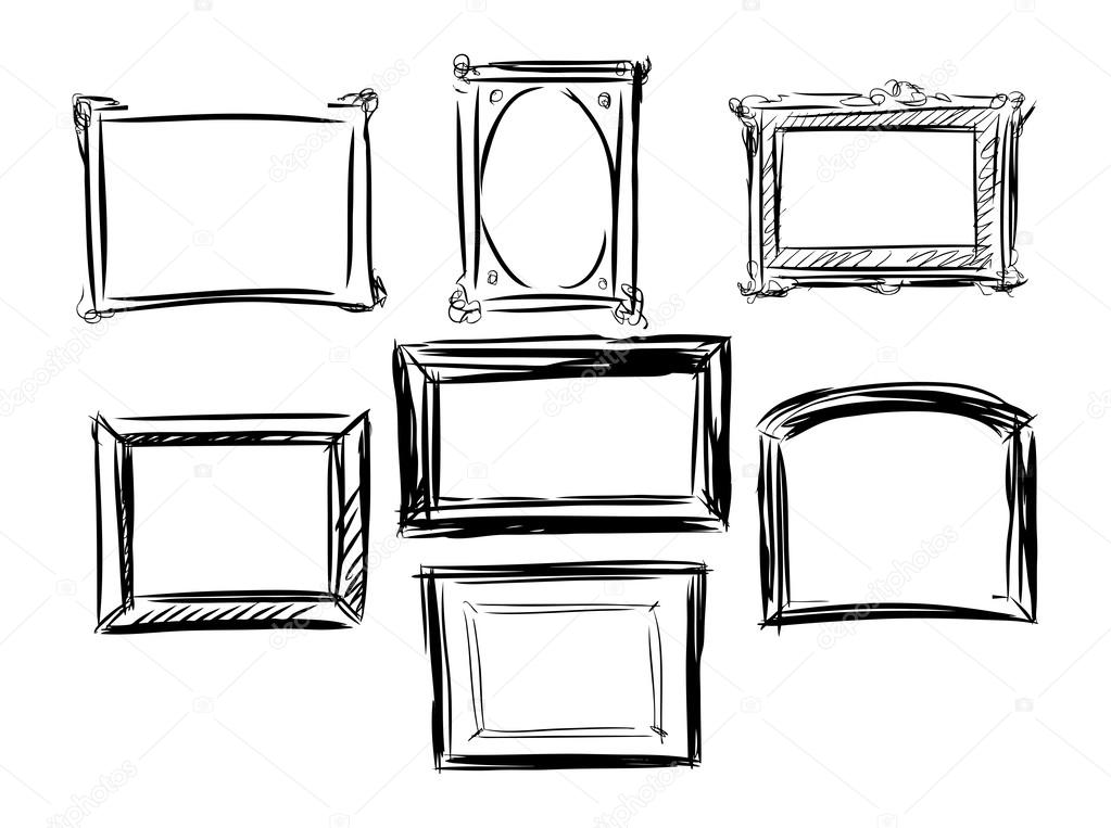 Vintage drawn frames