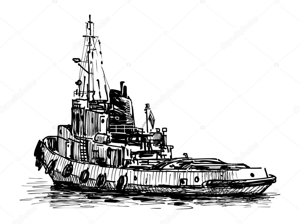 Industrial ship