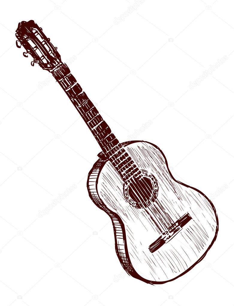 Guitarra de dibujo imágenes de stock de arte vectorial | Depositphotos Guitarra de dibujo imágenes de stock de arte vectorial | Depositphotos