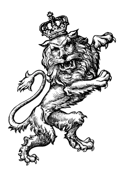Lion royal — Image vectorielle