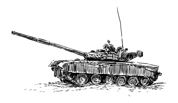 Tanque. — Vector de stock