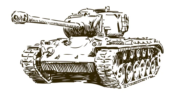 Tank. — Stockvector