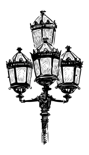 Lanterna vintage — Vetor de Stock