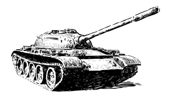 Эскиз танка
