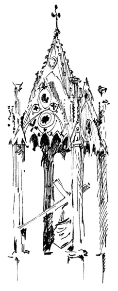 Готическая часовня — стоковый вектор