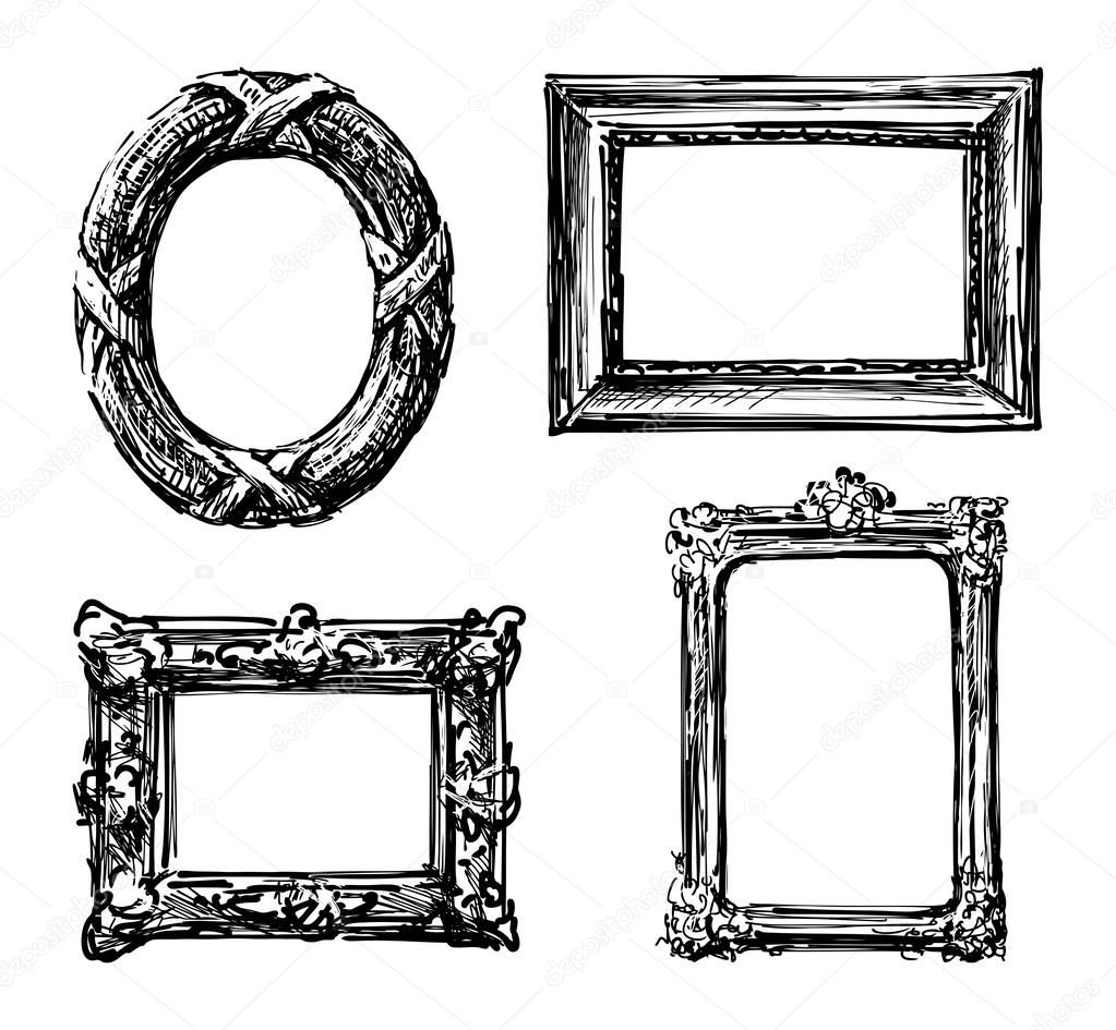 Old decorative frames