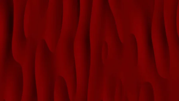 Belle Abstraction Rouge Avec Des Lignes Des Formes Verticales Convexes — Photo