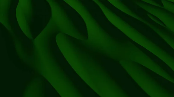 Abstracción Verde Oscuro Con Patrones Suaves Convexos Textura Líquida Fondo — Foto de Stock