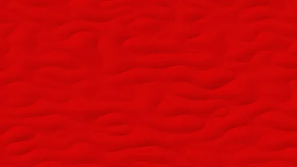 Abstracción Roja Con Formas Lisas Convexas Horizontales Textura Líquida Hermoso — Foto de Stock