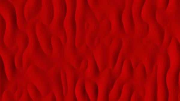 Abstracción Roja Con Formas Lisas Convexas Verticales Textura Líquida Hermoso — Foto de Stock