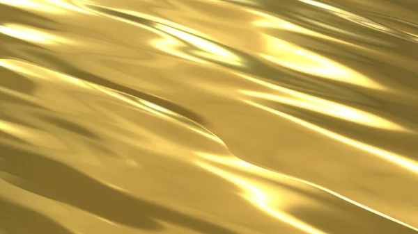 Stream Liquid Gold Yellow Background Golden Flowing River Image Golden — 图库照片