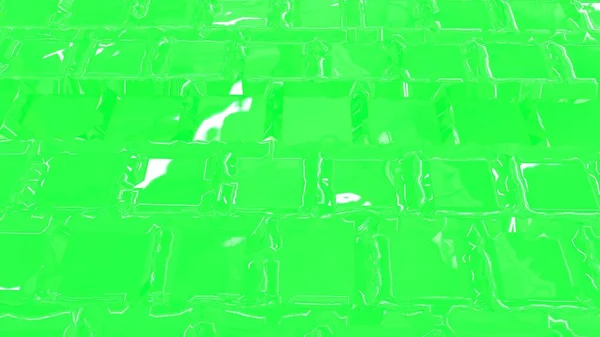 Зеленая Гладкая Поверхность Белыми Подсветками Красивый Зеленый Фон Квадратная Плитка — стоковое фото