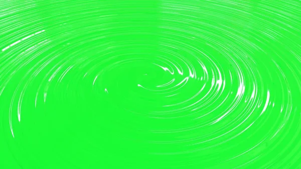 Suyun üzerinde beyaz röfleli ve daireli yeşil yüzey. Güzel yeşil arka plan. Girdablı sıvı bir yüzey..