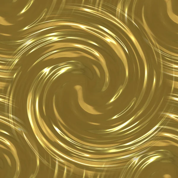 Υγρός Χρυσός Χρυσή Απρόσκοπτη Υφή Στροβιλιζόμενης Δίνας Κέντρο Χρυσό Φόντο — Φωτογραφία Αρχείου