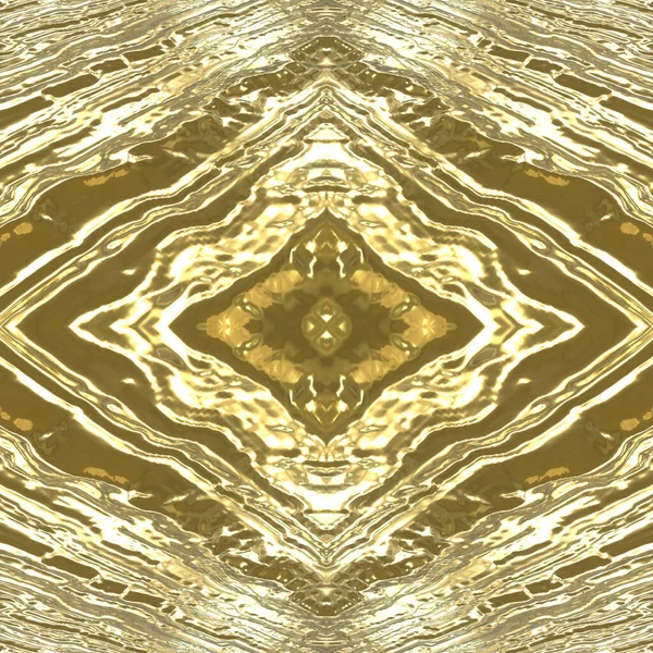 Zlatý Hladký Povrch Vypouklými Nepravidelnostmi Žluté Zrcadlo Bezešvé Textury Zlaté — Stock fotografie