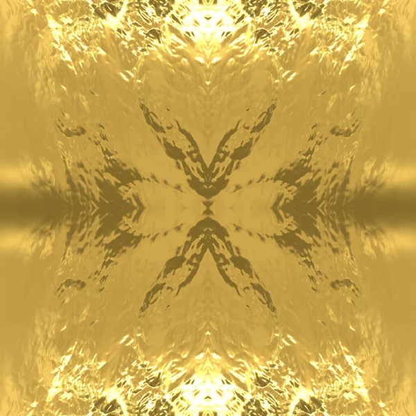 Altın Pürüzlü Yüzey Güneş Parıldıyor Ayna Desenli Kusursuz Altın Bir — Stok fotoğraf