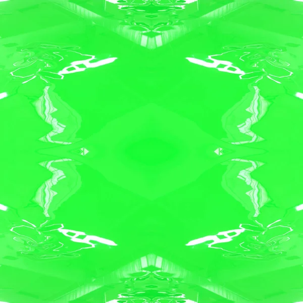 Зеленая Пластиковая Поверхность Подсветкой Зеленый Безморщинистый Ситрический Фон Скользкая Волнистая — стоковое фото