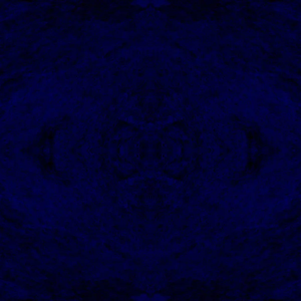 乾燥した地球の青 汚れた表面 斑状の質感と対称パターンを持つダークブルーのシームレスな背景 — ストック写真