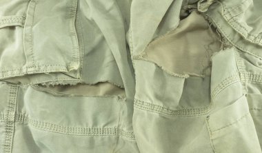 Açık kahverengi pantolonun deseni ve dokusu..