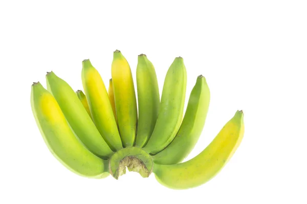 Cavendish Banán Izolované Bílém Pozadí — Stock fotografie