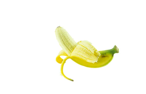 Banana Cavendish Isolado Fundo Branco — Fotografia de Stock