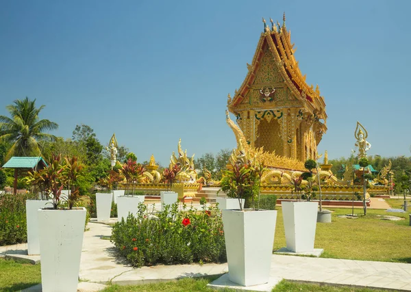 Wat Nong Ling Fontos Buddhista Hely Híres Turisztikai Célpont Maha — Stock Fotó