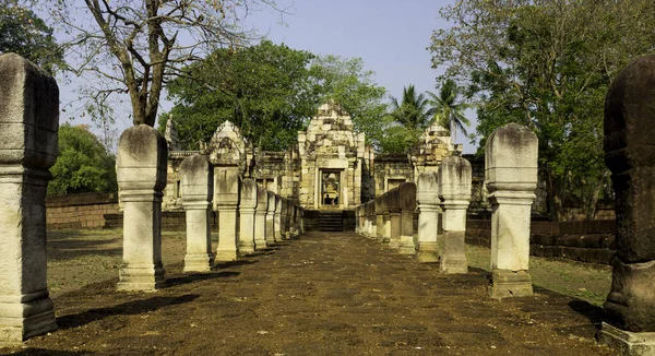 Prasat Sdok Kok Thom Important Historical Site Ancient Khmer Located — Stock Photo, Image
