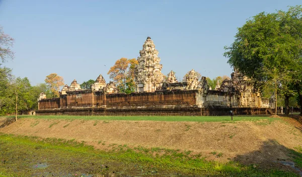 Prasat Sdok Kok Thom Importante Sítio Histórico Antigo Khmer Localizado — Fotografia de Stock