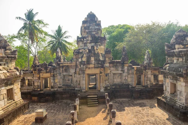 Prasat Sdok Kok Thom Ist Eine Wichtige Historische Stätte Der — Stockfoto