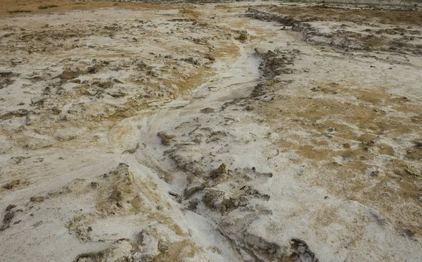 Sol Dans Une Zone Rurale Nord Est Thaïlande Présentant Des — Photo