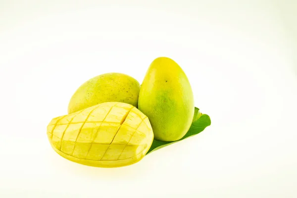 Mango Una Fruta Que Rica Nutrientes Tiene Delicioso Sabor Dulce —  Fotos de Stock