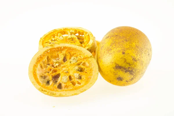 Bael Fruit Heeft Geneeskrachtige Eigenschappen Heeft Een Adstringerende Maar Zoete — Stockfoto