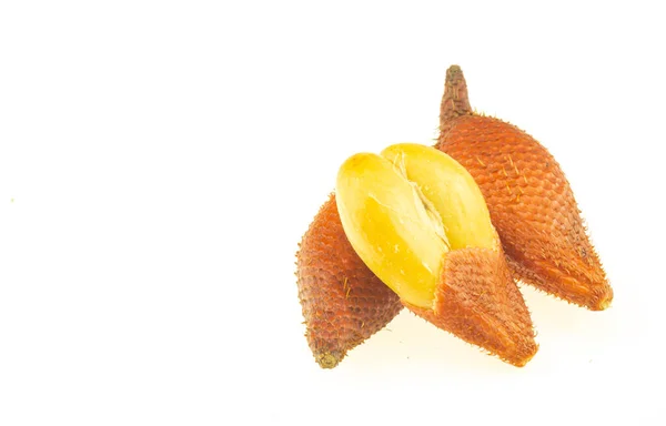 Salak Frutas Isoladas Fundo Branco — Fotografia de Stock