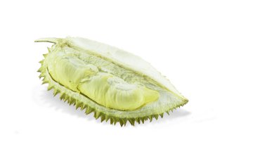 durian meyvesi beyaz arkaplanda izole