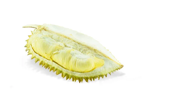 Buah Durian Diisolasi Latar Belakang Putih — Stok Foto