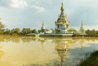 Wat Thung Setthee, Tayland 'ın başkenti Khon Kaen' de Budist liyakat merkezi..